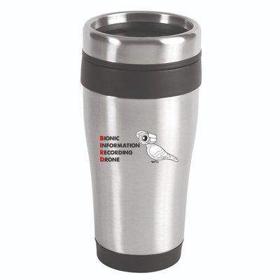 BIRD Bionic Information Recording Drone 16oz Travel Tumbler