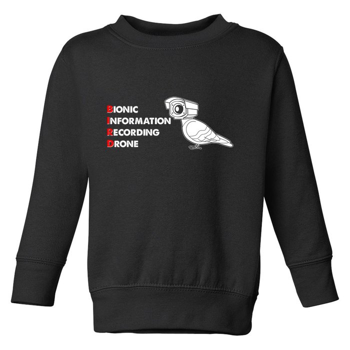 BIRD Bionic Information Recording Drone Toddler Sweatshirt