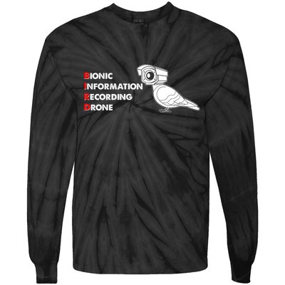 BIRD Bionic Information Recording Drone Tie-Dye Long Sleeve Shirt
