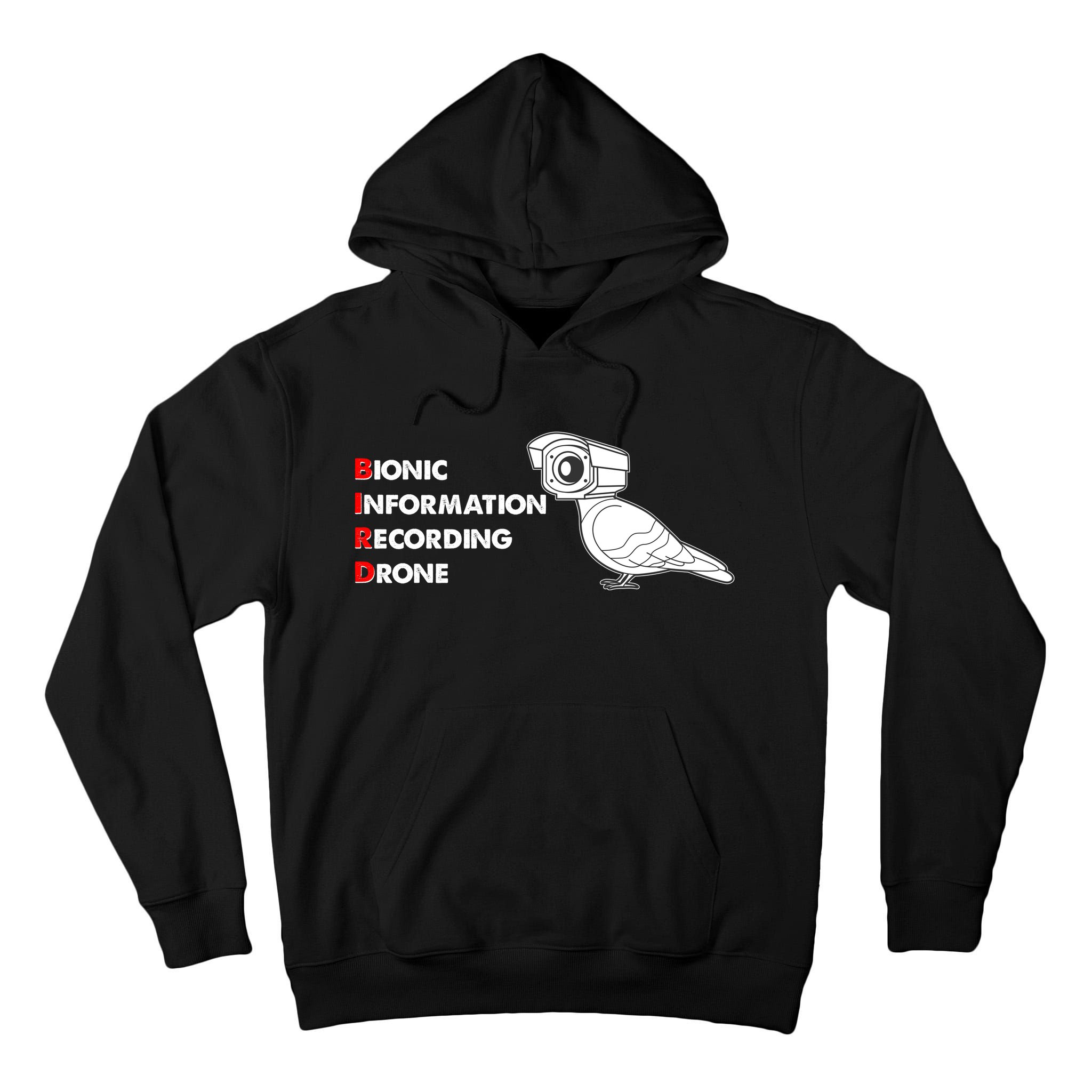 BIRD Bionic Information Recording Drone Tall Hoodie