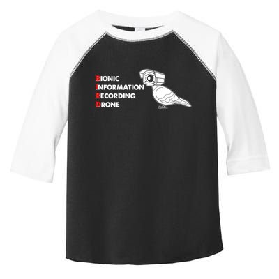 BIRD Bionic Information Recording Drone Toddler Fine Jersey T-Shirt