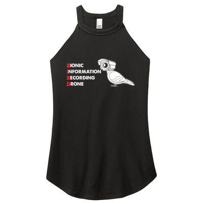 BIRD Bionic Information Recording Drone Women's Perfect Tri Rocker Tank