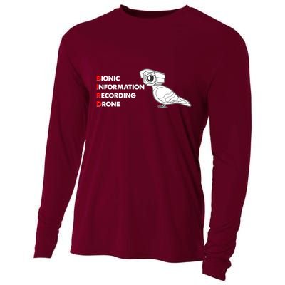 BIRD Bionic Information Recording Drone Cooling Performance Long Sleeve Crew
