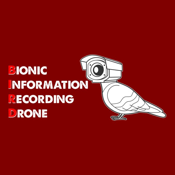 BIRD Bionic Information Recording Drone Trucker Hat