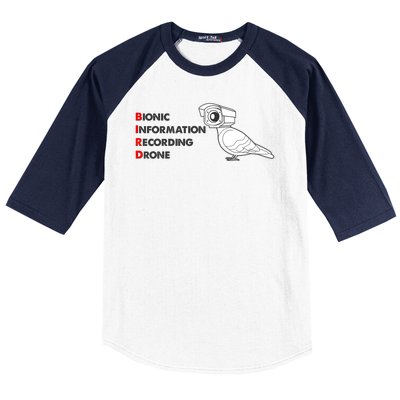 BIRD Bionic Information Recording Drone Baseball Sleeve Shirt