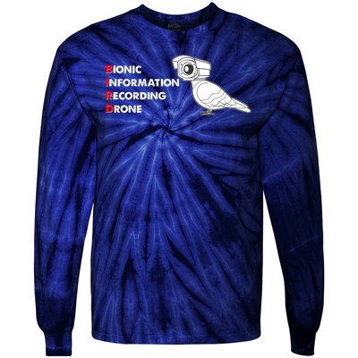 BIRD Bionic Information Recording Drone Tie-Dye Long Sleeve Shirt