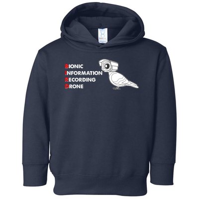 BIRD Bionic Information Recording Drone Toddler Hoodie