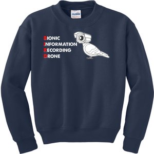 BIRD Bionic Information Recording Drone Kids Sweatshirt