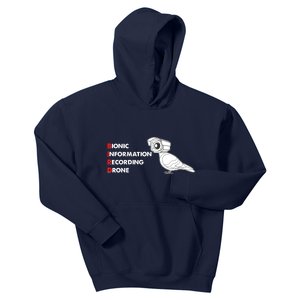 BIRD Bionic Information Recording Drone Kids Hoodie