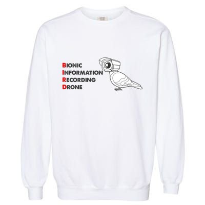 BIRD Bionic Information Recording Drone Garment-Dyed Sweatshirt