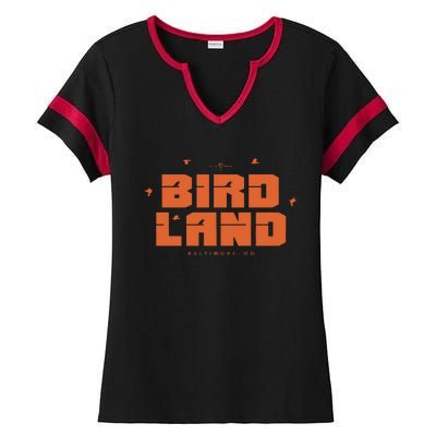 Birdland Ladies Halftime Notch Neck Tee