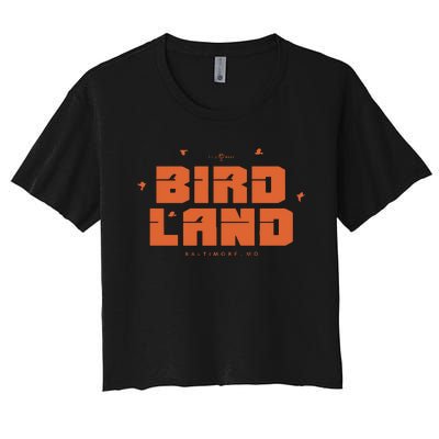 Birdland Women's Crop Top Tee