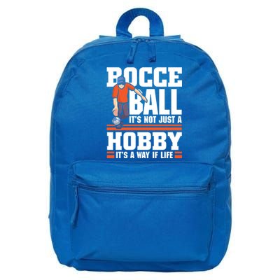 Bocce Ball ItS Not Just A Hobby Bocce Ball Gift 16 in Basic Backpack