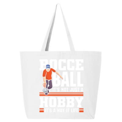 Bocce Ball ItS Not Just A Hobby Bocce Ball Gift 25L Jumbo Tote