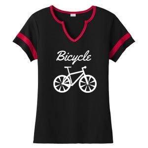 Bicycle Ladies Halftime Notch Neck Tee