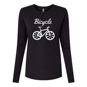 Bicycle Womens Cotton Relaxed Long Sleeve T-Shirt