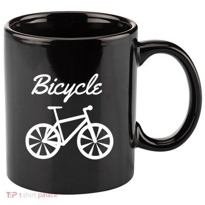 Bicycle 11oz C Handle Ceramic Mug