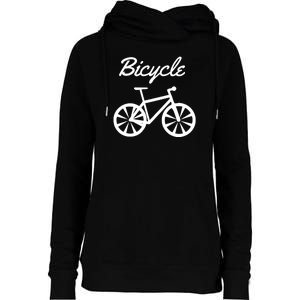 Bicycle Womens Funnel Neck Pullover Hood