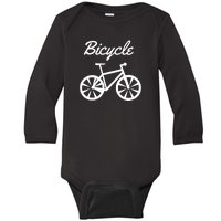 Bicycle Baby Long Sleeve Bodysuit