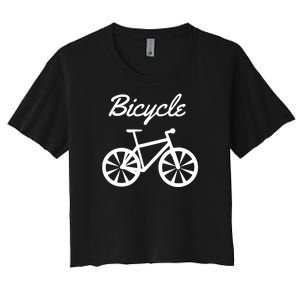 Bicycle Women's Crop Top Tee