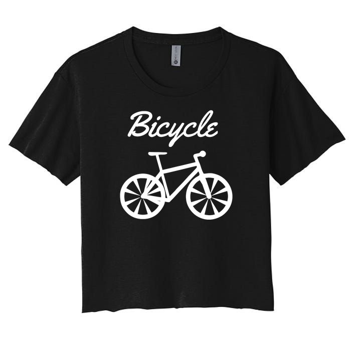 Bicycle Women's Crop Top Tee