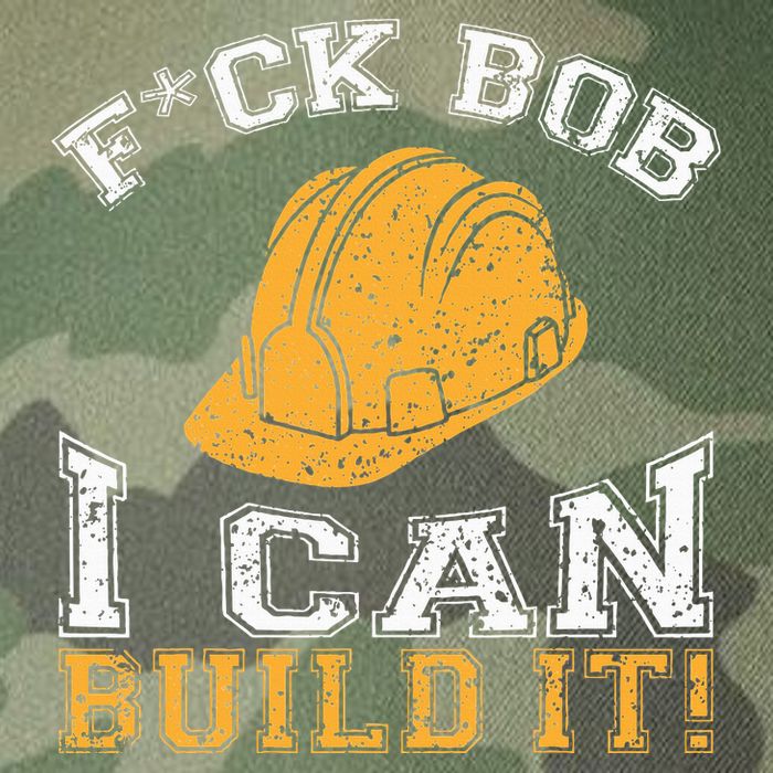 Bob Builder I Funny Construction Worker Legacy Tie Dye Trucker Hat