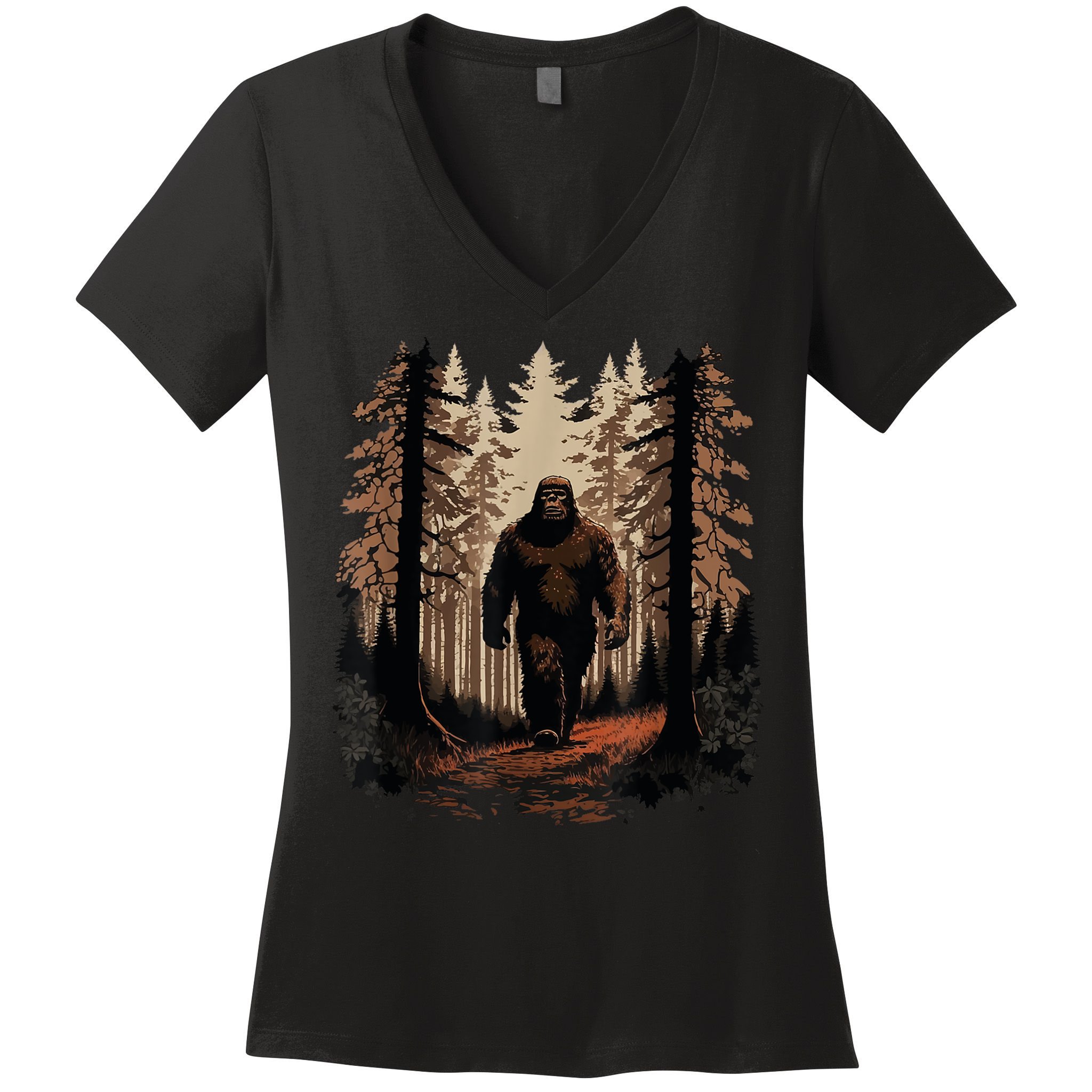 Bigfoot Women's V-Neck T-Shirt