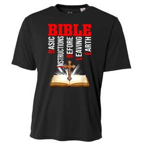 BIBLE Basic Instructions Before Leaving Earth Cooling Performance Crew T-Shirt