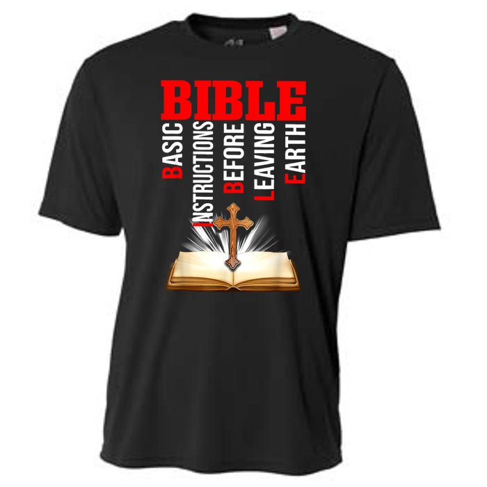 BIBLE Basic Instructions Before Leaving Earth Cooling Performance Crew T-Shirt