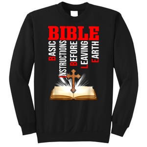 BIBLE Basic Instructions Before Leaving Earth Sweatshirt