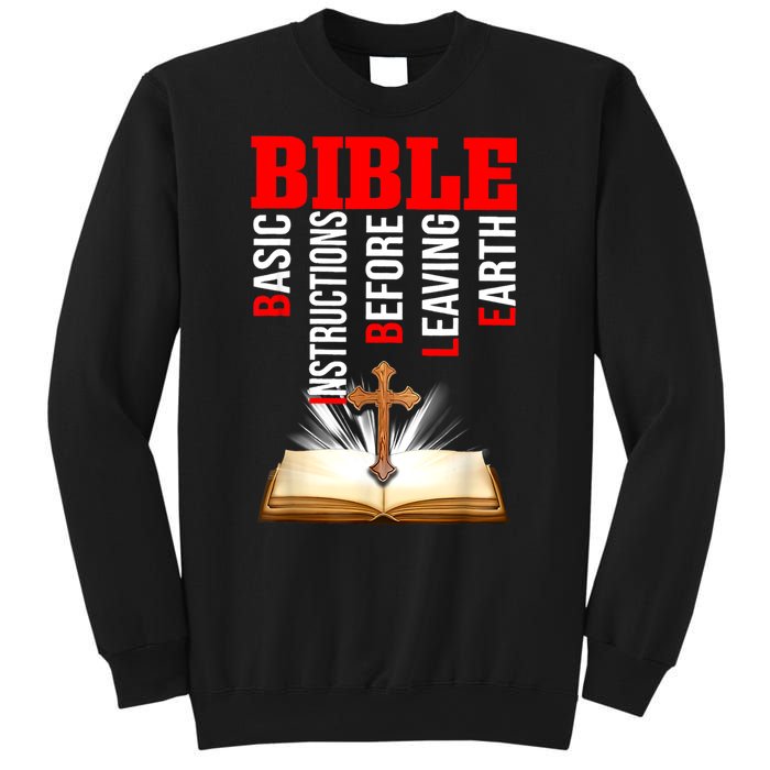 BIBLE Basic Instructions Before Leaving Earth Sweatshirt