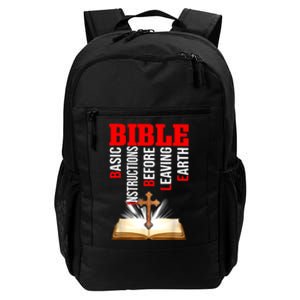 BIBLE Basic Instructions Before Leaving Earth Daily Commute Backpack