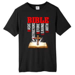 BIBLE Basic Instructions Before Leaving Earth Tall Fusion ChromaSoft Performance T-Shirt