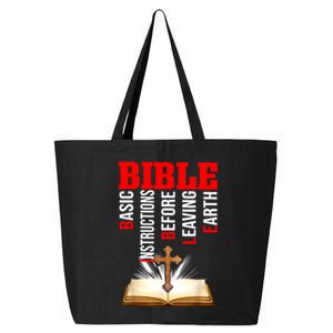 BIBLE Basic Instructions Before Leaving Earth 25L Jumbo Tote