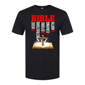 BIBLE Basic Instructions Before Leaving Earth Softstyle CVC T-Shirt