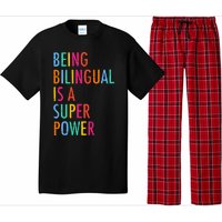 Being Bilingual Is A Superpower Back To School Teacher Pajama Set