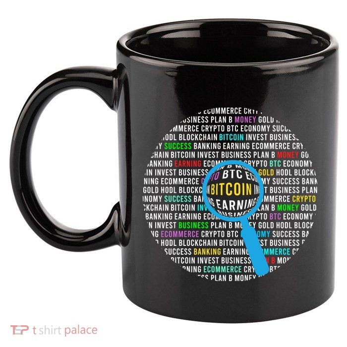 Bitcoin 11oz C Handle Ceramic Mug
