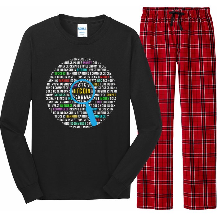 Bitcoin Long Sleeve Pajama Set