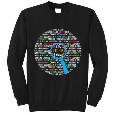 Bitcoin Tall Sweatshirt