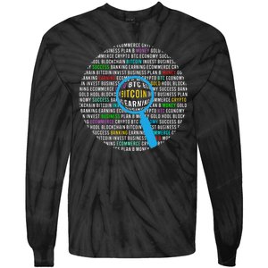 Bitcoin Tie-Dye Long Sleeve Shirt