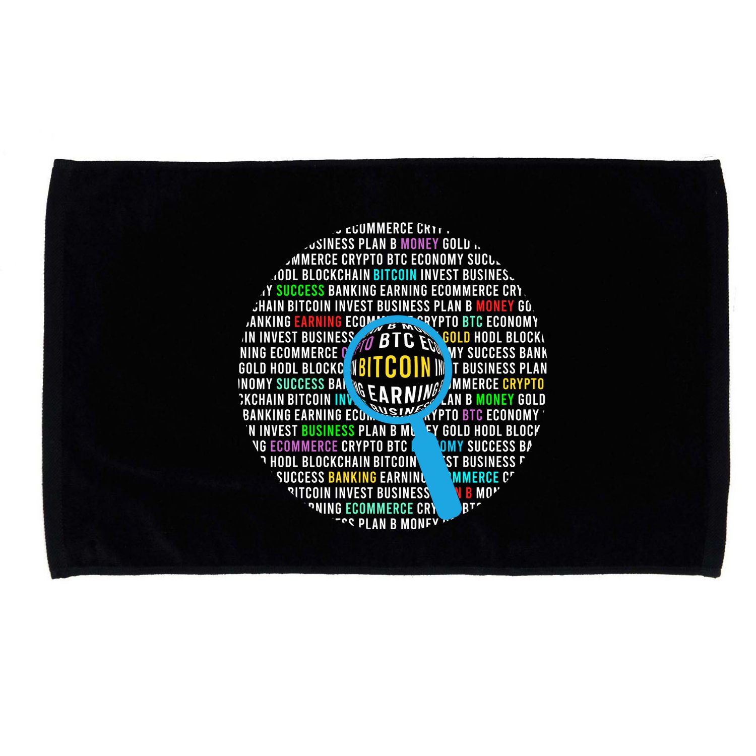 Bitcoin Microfiber Hand Towel