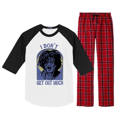 Billy Butcherson I Dont Get Out Much Billy Butcherson Halloween Raglan Sleeve Pajama Set