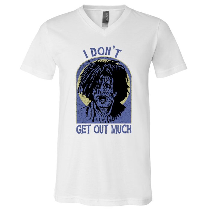 Billy Butcherson I Dont Get Out Much Billy Butcherson Halloween V-Neck T-Shirt