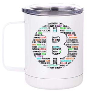 Bitcoin 12 oz Stainless Steel Tumbler Cup