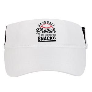 Baseball Brother IM Just Here For The Snacks Adult Drive Performance Visor