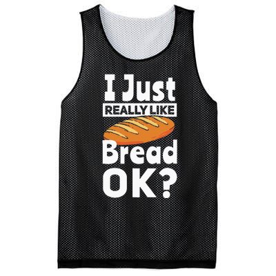 Bread Baking I Like Baker Mesh Reversible Basketball Jersey Tank