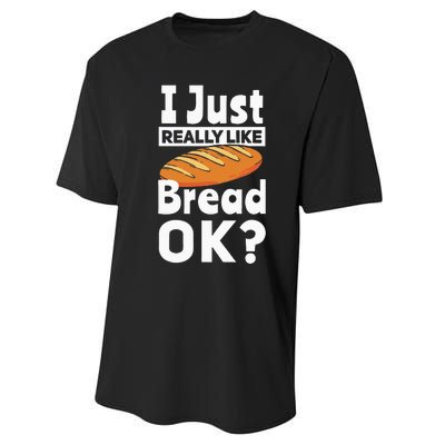 Bread Baking I Like Baker Performance Sprint T-Shirt