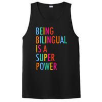 Being Bilingual Is A Superpower Back To School Teacher PosiCharge Competitor Tank