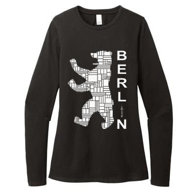 Berlin Bear I Love Berlin Womens CVC Long Sleeve Shirt