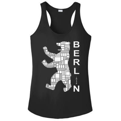 Berlin Bear I Love Berlin Ladies PosiCharge Competitor Racerback Tank